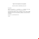 Interviewed Application example document template