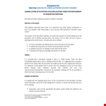 Invitation Letter for Meeting: Child Invited to Attend with Chair - Avoiding Disruption example document template 