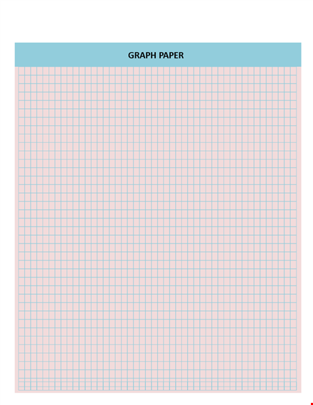 Printable Graph Paper Template | Free Paper for Graphs and Charts