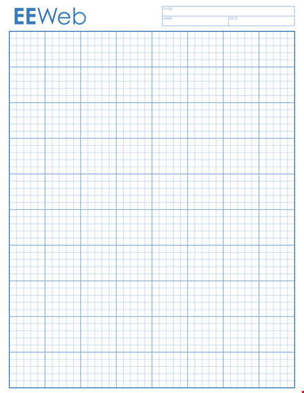 graph paper template: create your own custom graphs | eeweb template