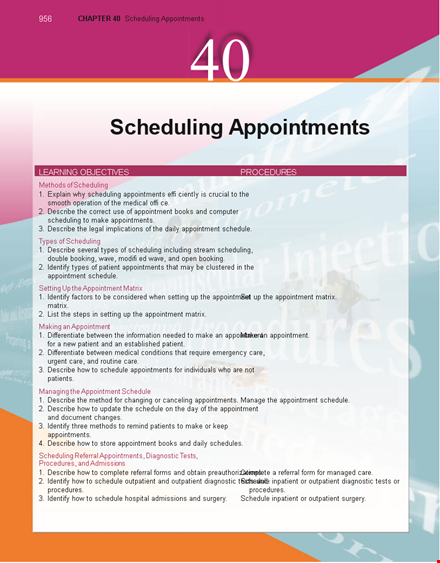 monthly appointment schedule template template