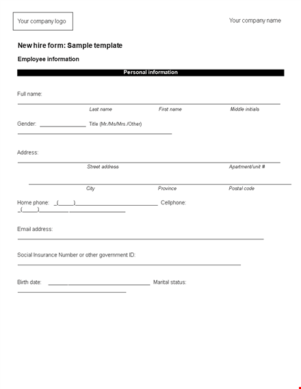 sample employee payroll template template