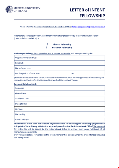 office and international fellowships form template