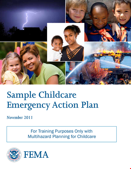 child care emergency plan template template
