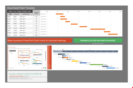 monthly gantt chart excel template template