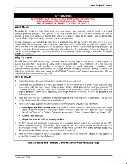 create winning project proposals with our phase-driven proposal template template