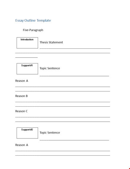 create a stellar essay with our easy-to-use outline template template