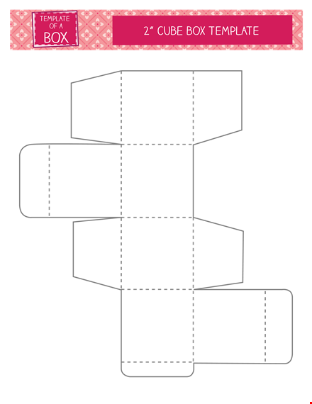 cube box template template