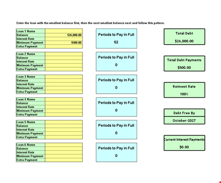 manage your debt with a debt snowball spreadsheet | free download template