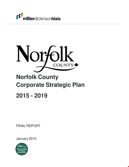 final corporate strategic plan for community strategic county norfolk template
