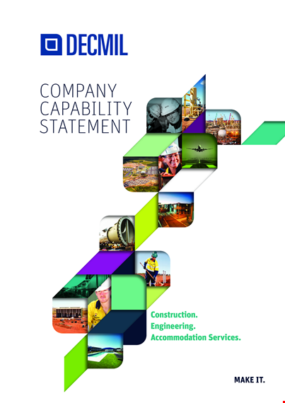company capability statement template template