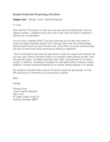 salary increase letter template