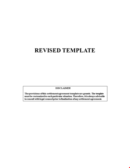 settlement agreement and release | effective resolution with grievant and respondent template