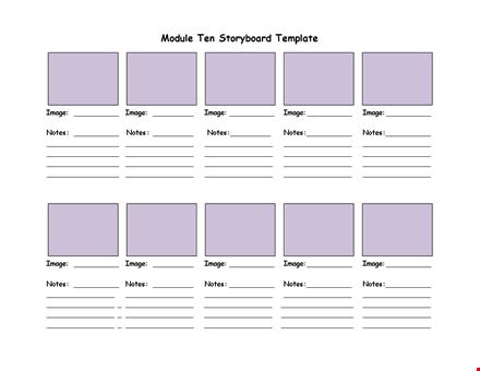 story board template template