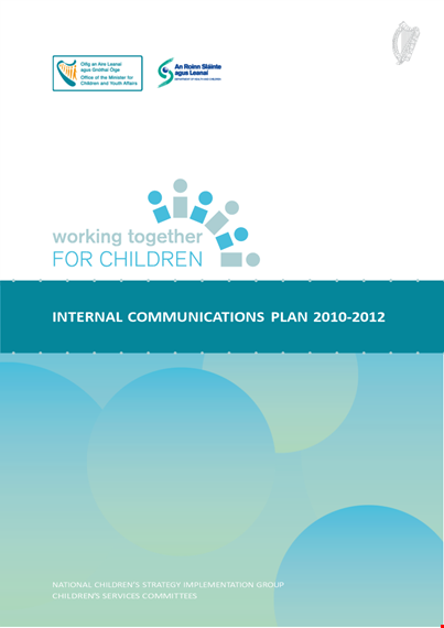 internal communications plan template template