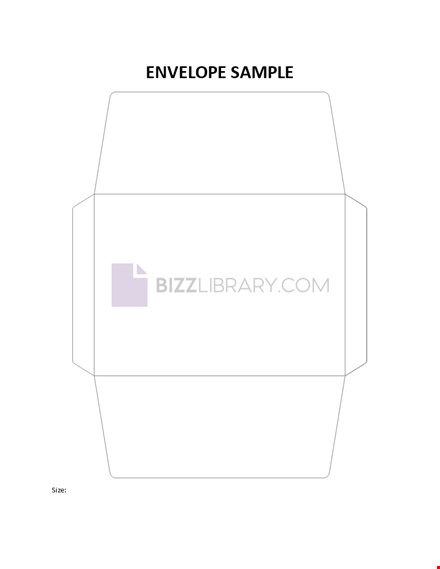 envelope sample template template