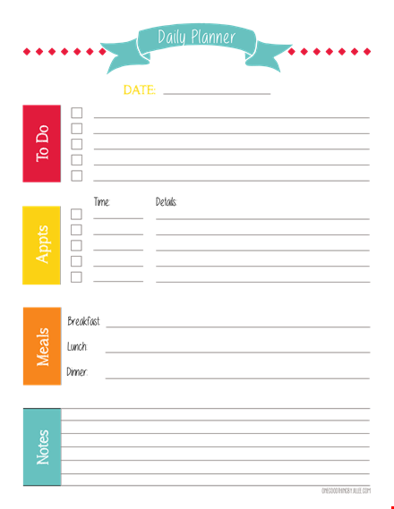 get organized with our daily planner template – download now! template