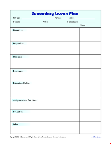 daily planner template | perfect for teachers & students template