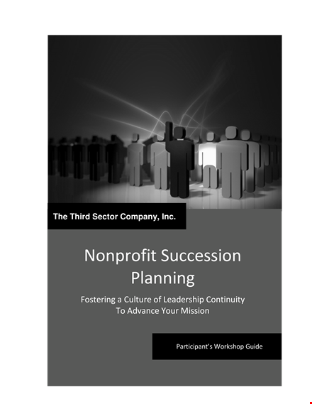 effective nonprofit succession planning template for executives in the nonprofit sector template