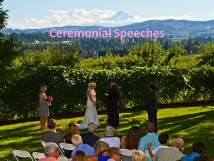 ceremonial speeches week template