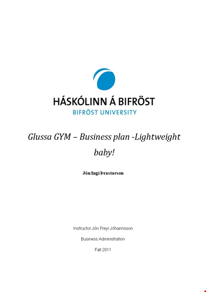 gym business plan pdf kzqdkguk template