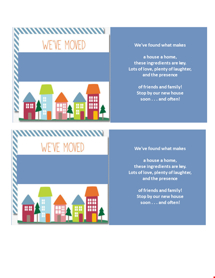 create a buzz with our housewarming invitation template - house, found, makes! template