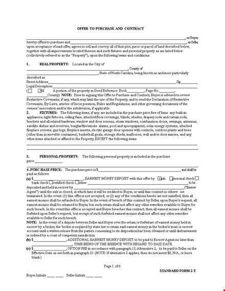 form t - a closing document for property | seller & buyer form t template