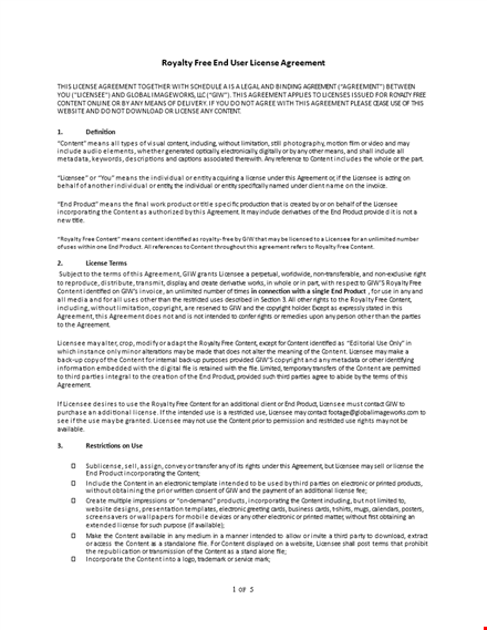 license agreement template - create a solid and legally binding agreement with the licensee template