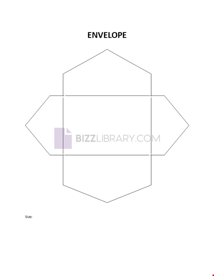 envelope folding template template