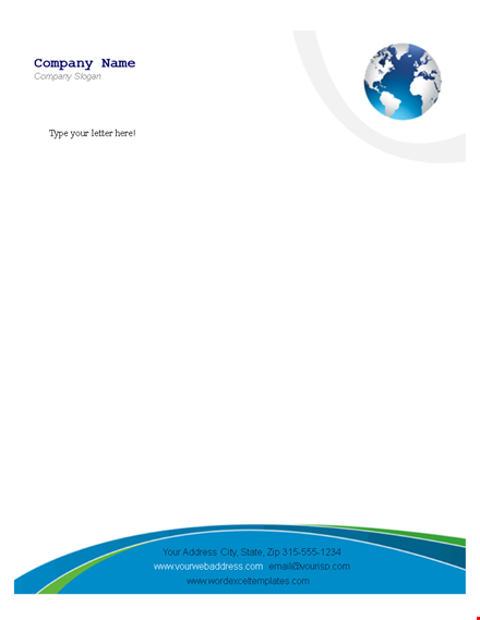 letterhead template