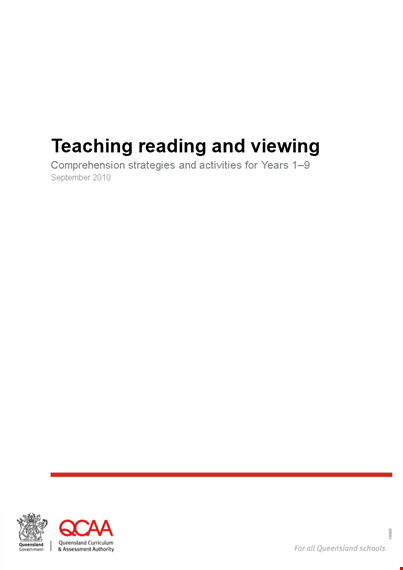 engl teach read view comprehension template