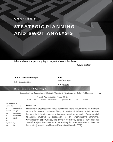 competitor swot analysis template - healthcare organization weaknesses template