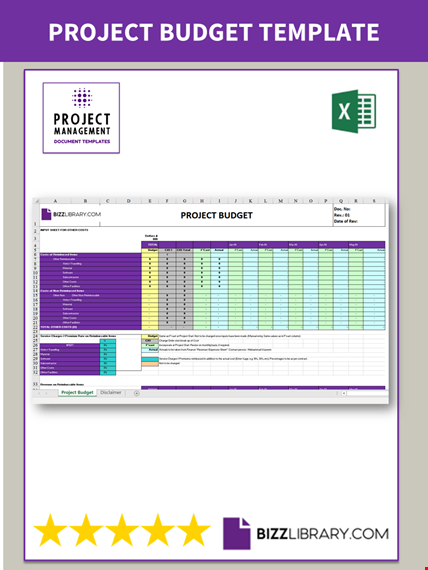 project budget template