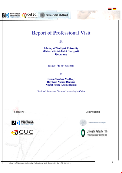 professional visit template