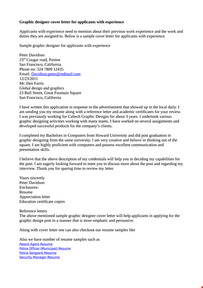 trainee cover letter in pdf template