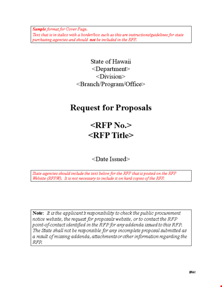 create winning proposals with our request for proposal template template