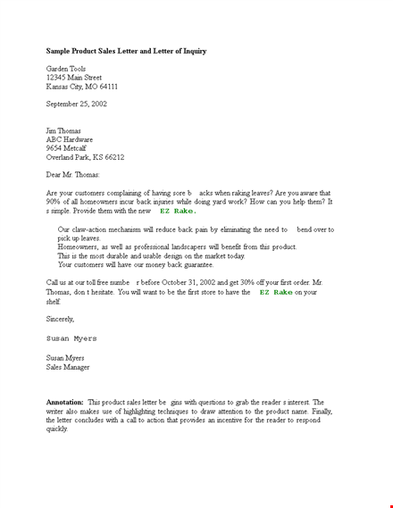 sales letter template - create effective letters to boost sales instantly template