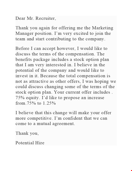 salary negotiation letter: tips and templates for company salary negotiation discussions template
