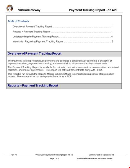 track client payments, manage contracts, generate reports | payment tracking template template