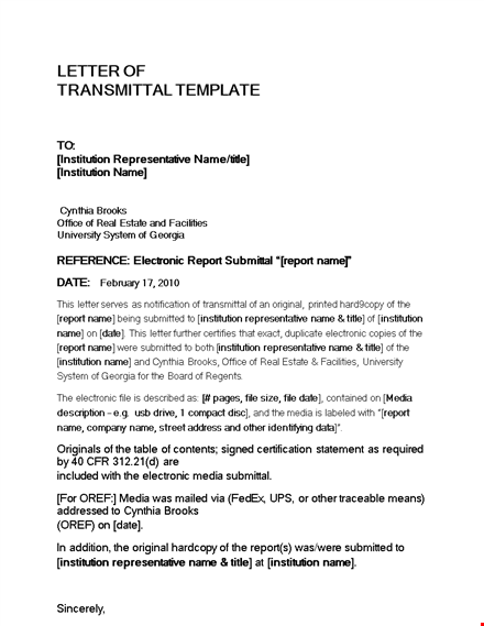 want a professional report? use our letter of transmittal template template