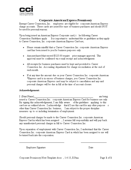 corporate promissory note template template