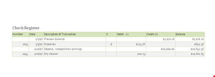 easily balance your checkbook with our checkbook register template template