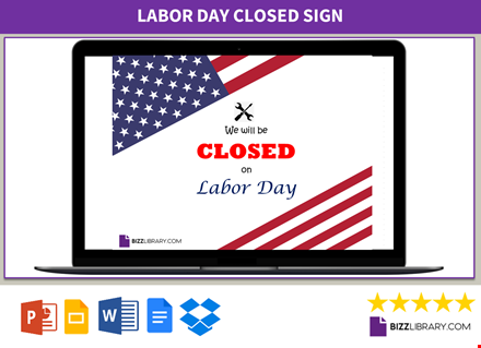 closed on labor day template