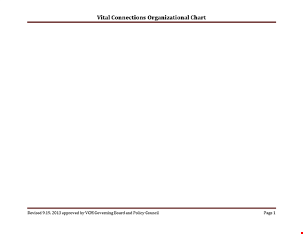 create a clear and efficient organizational chart for better team structure and communication template