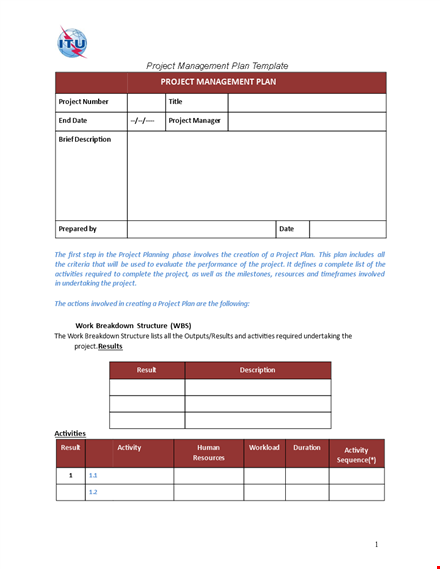 plan your project with our project planning template template