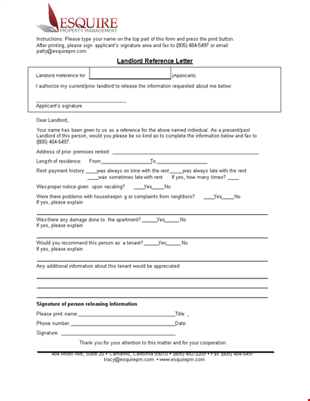 effective landlord reference letter - request, format, tips | our guide template