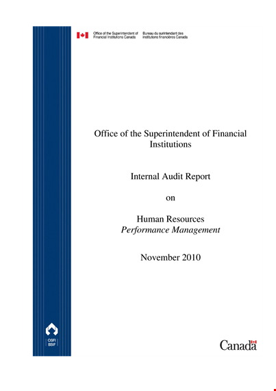 hr audit example - improve management performance & process template