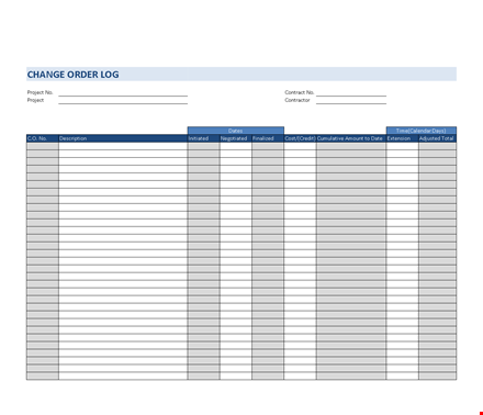 order form template - create project orders and contracts template