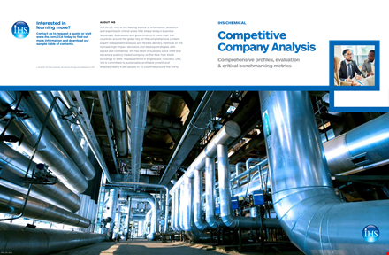 competitive company analysis template template