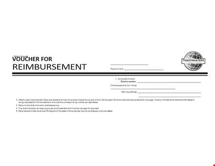 submit a reimbursement form to your director: get your check now | district name template